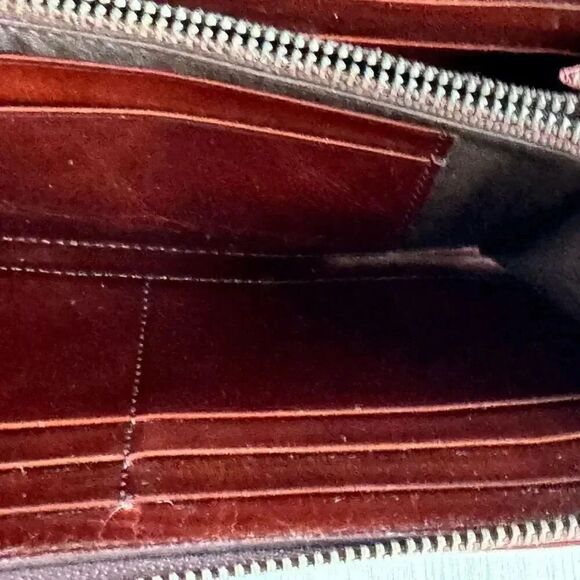 Bugatti Vintage Leather Soft Women’s Long Wallet Organizer - Picture 8 of 13